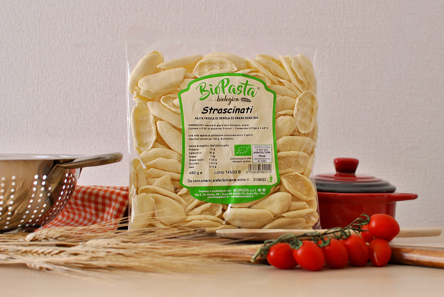 Strascinati secchi bio pasta artigianale tipica lucana Multipack da 4 pacchi