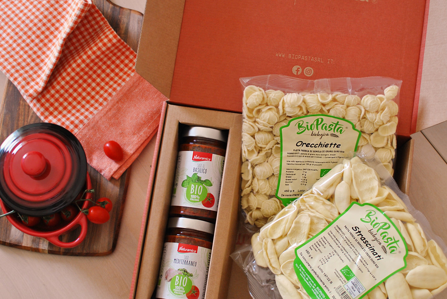 Pasta Fresca Bio con Sughi Biologici