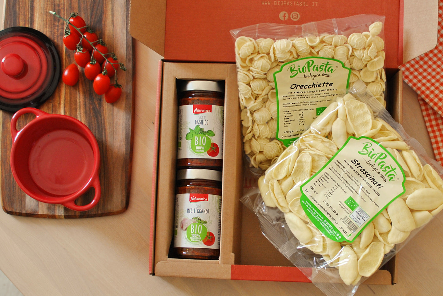 Pasta Fresca Bio con Sughi Biologici