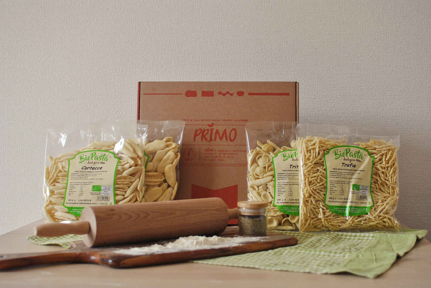 Pasta biologica secca artigianale tipica lucana Multipack da 4 confezioni