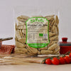 Fresh organic Strascinati with Sage, typical Lucanian artisan pasta