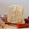 Fresh organic triptych of typical Lucanian artisan pasta