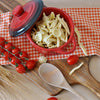 Fresh organic triptych of typical Lucanian artisan pasta