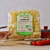 Fresh organic calamarata, typical Lucanian artisan pasta