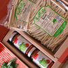 Coffret Cadeau - 2 Paquets de Sauce Basilic / Fusilli Courts - Pâtes Séchées